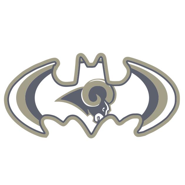St. Louis Rams Batman Logo iron on transfers